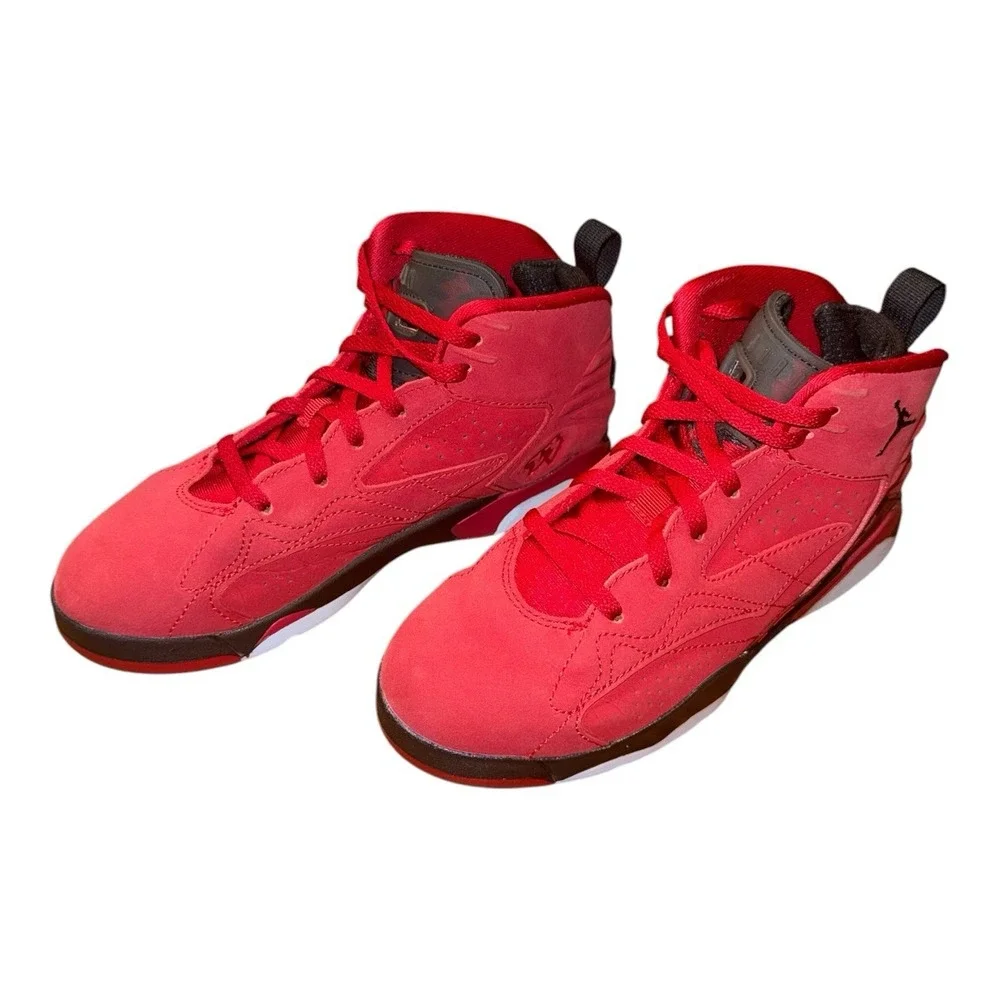 Nike Air Jordan Jumpman MVP Boys Size 3Y Red Black Basketball Shoes Sneakers